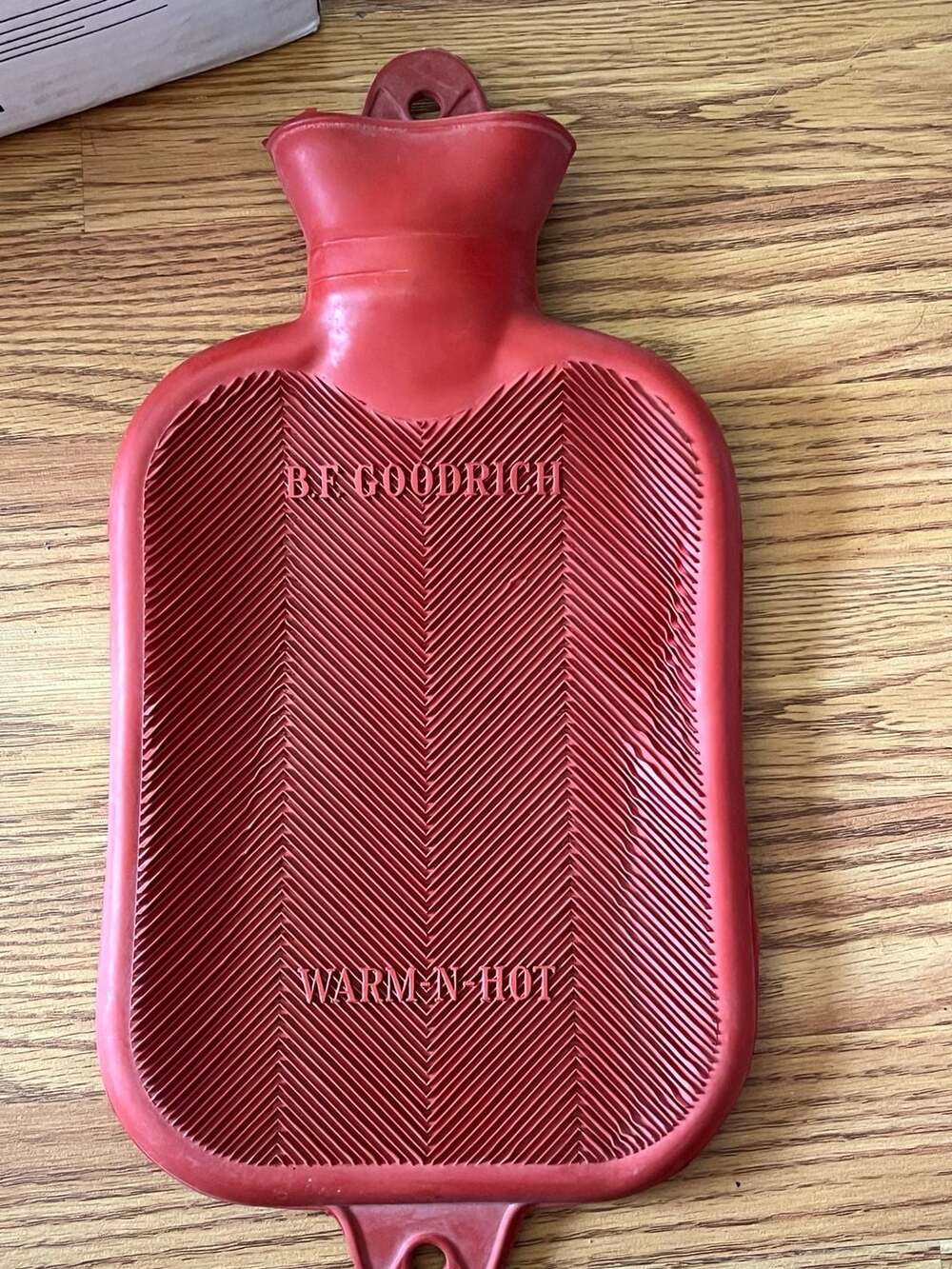 Vintage B.F. Goodrich Warm-N-Hot Rubber Hot Water Bottle